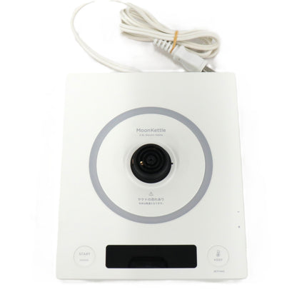 [中古(B)] バルミューダ BALMUDA MoonKettle (ムーンケトル) KPT02JP 温度調整付電気ケトル　kpt02jp-w ホワイト [良い]