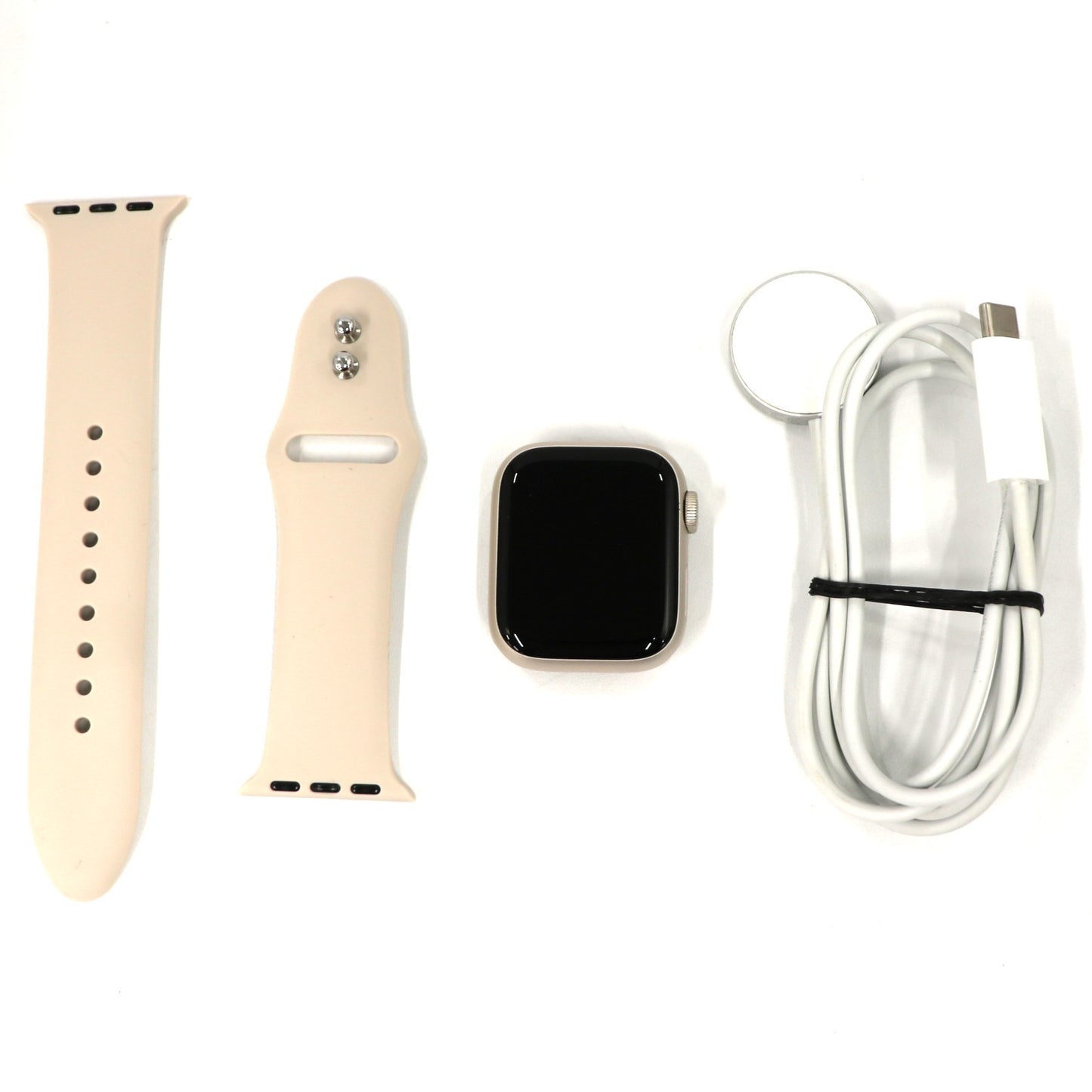 Apple Watch Series 7 41mm GPS  aw741-sr  スターライト 整備済みアウトレット品 [中古(C)]