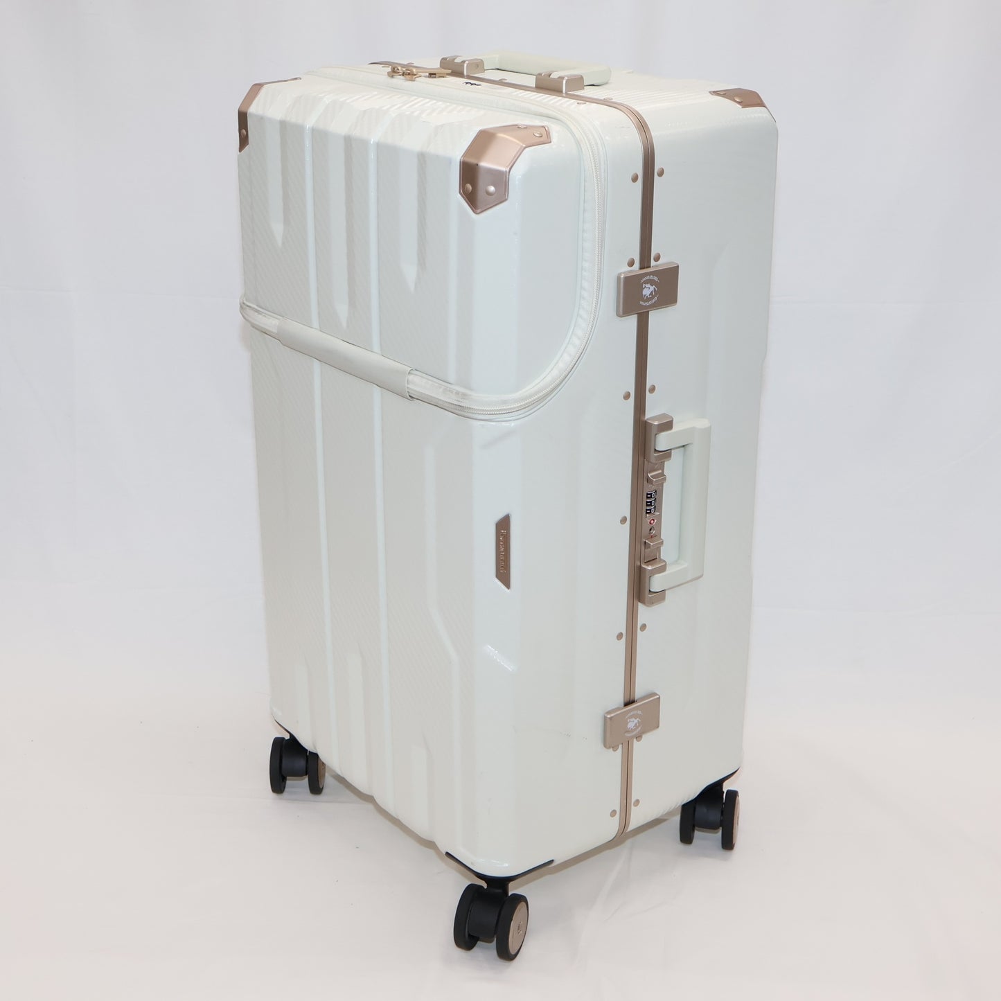 [8-10泊向けサイズ]LEGEND WALKER 5901 APOLLON アポロン 91L ハードスーツケース 5901-70-wh  ホワイト 整備済みアウトレット品 [中古(C)]