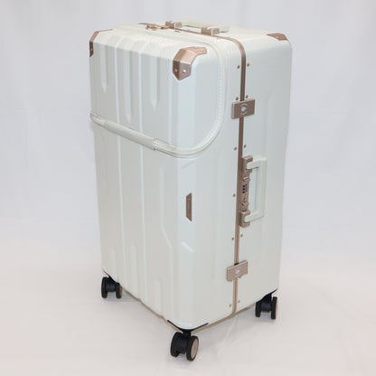 [8-10泊向けサイズ]LEGEND WALKER 5901 APOLLON アポロン 91L ハードスーツケース 5901-70-wh  ホワイト 整備済みアウトレット品 [中古(C)]
