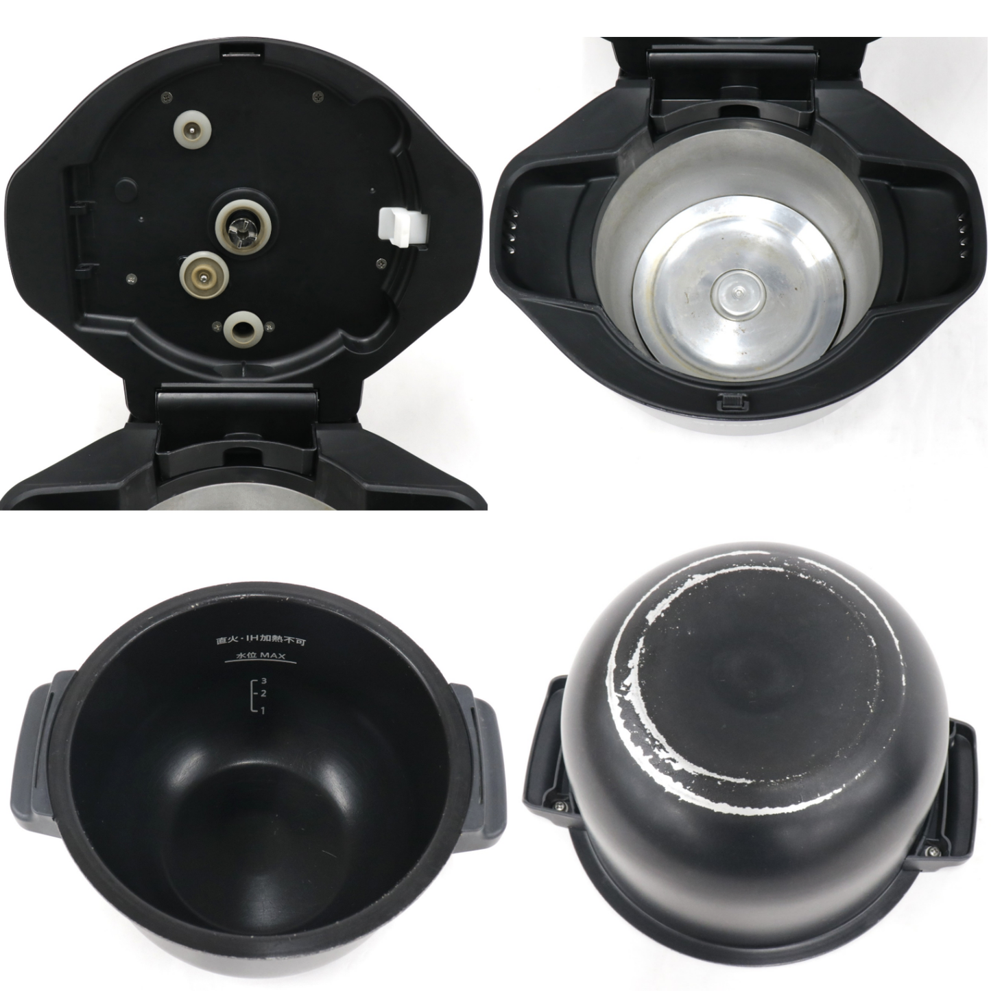 [中古(C)] シャープ ヘルシオ ホットクック KN-HW16G 2〜4人用 1.6L容量 kn-hw16g-b ブラックkn-hw16g-b　[可]