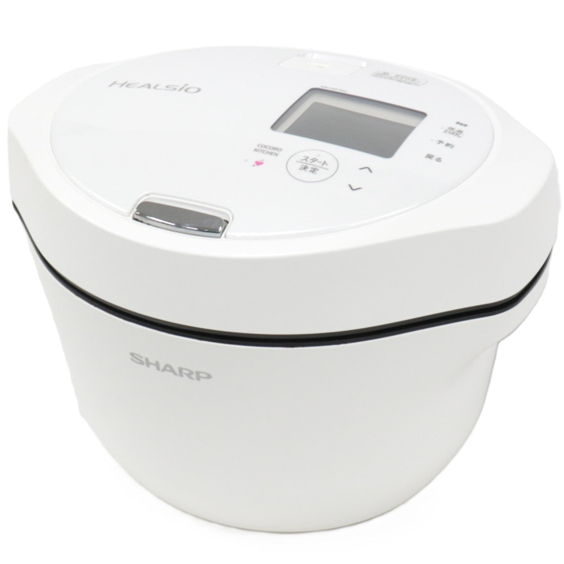 [中古(C)] シャープ ヘルシオ ホットクック KN-HW16G-W 2〜4人用 1.6L容量 kn-hw16g-w ホワイト [可]