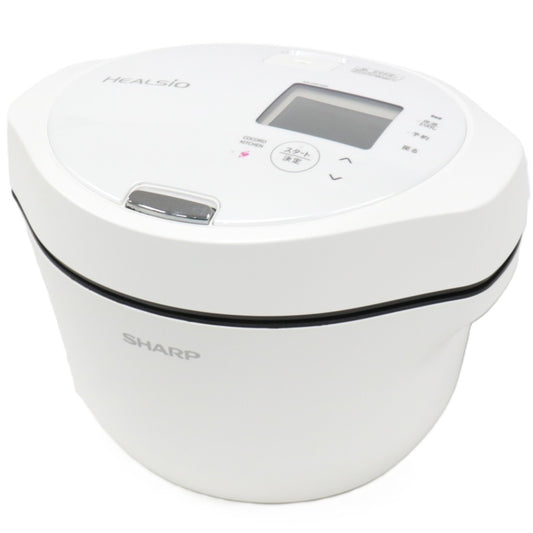 [中古(C)] シャープ ヘルシオ ホットクック KN-HW16G-W 2〜4人用 1.6L容量 kn-hw16g-w ホワイト [可]