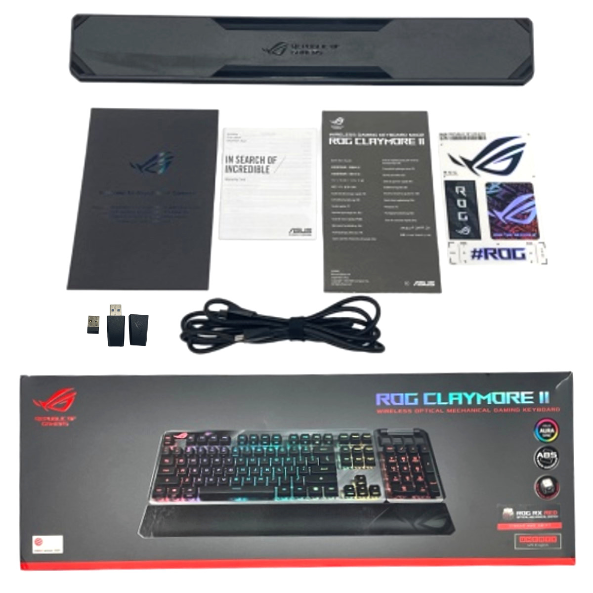 [中古(B)] ASUS ROG Claymore II ゲーミングキーボード [良い]