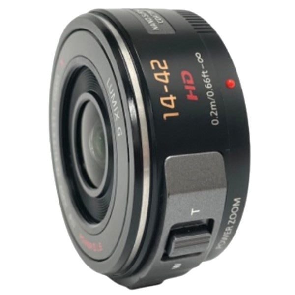 [中古(B)] パナソニック LUMIX G X VARIO PZ 14-42mm F3.5-5.6 ASPH. POWER O.I.S. 標準ズームレンズ lumix-gx1442-f3556 [良い]