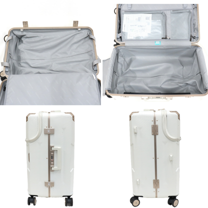 [3-5泊向けサイズ]LEGEND WALKER 5901 APOLLON アポロン 62L ハードスーツケース　5901-60-wh  ホワイト 整備済みアウトレット品 [中古(C)]