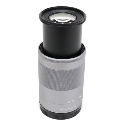 [中古(C)] CANON EF-M 55-200mm F4.5-6.3 IS STM 望遠ズームレンズ ef-m55-200-sl ef-m55-200-sl　[可]