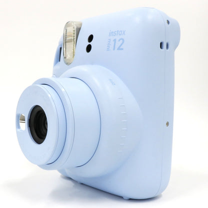 富士フイルム instax mini 12 インスタントカメラ チェキ instax-mini12-bl  パステルブルー ジャンク品 [難あり(D)]