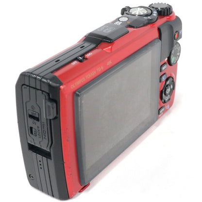 [中古(B)] OLYMPUS 防水カメラ STYLUS Tough TG-6　tg-6-r レッド [良い]