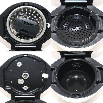 [中古(C)] シャープ ヘルシオ ホットクック KN-HW16G 2〜4人用 1.6L容量　kn-hw16g-w ホワイトkn-hw16g-w　[可]