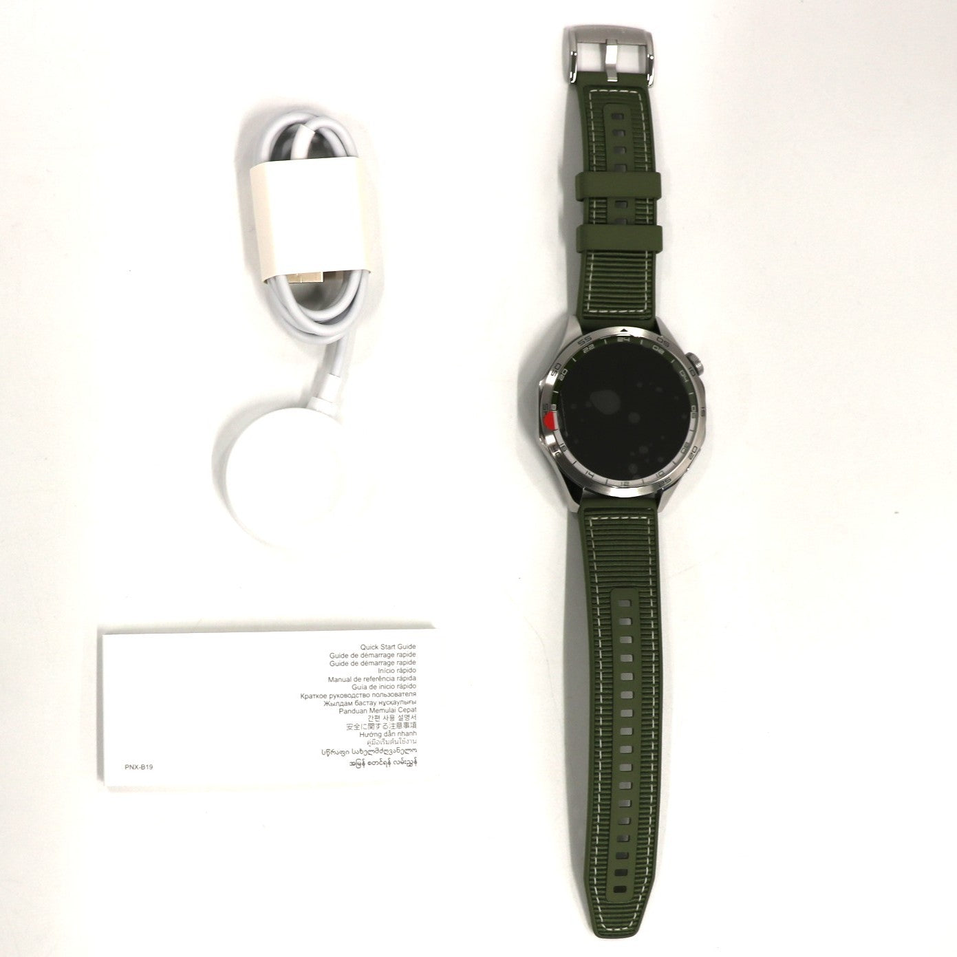 HUAWEI(ファーウェイ)HUAWEI WATCH GT 4 スマートウォッチ 46 mm　watchgt-4-46-gr  グリーン 整備済みアウトレット品 [中古(A)]