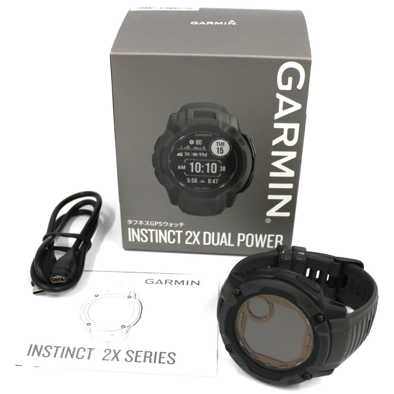 [中古(C)] ガーミン GARMIN Instinct 2X Dual Power  instinct2x-dual-power[可]