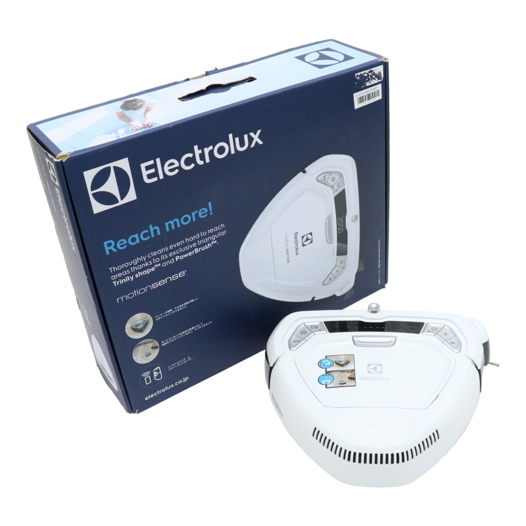 中古] Electrolux(エレクトロラックス) ロボット掃除機 motionsense（モーションセンス）ERV5210IW アイスホ –  Rentio Outlet