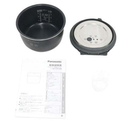 [中古(B)] [5合]パナソニック 圧力IHジャー炊飯器 SR-CR10B sr-cr10b-k ブラック [良い]