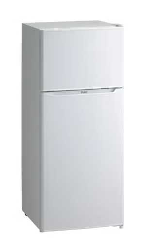 【特殊配送】[130L][一人暮らし向け][右開き]ハイアール JR-N130C 冷凍冷蔵庫 jr-n130c-w  ホワイト 整備済みアウトレット品 [中古(B)]