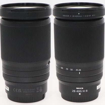 ニコン NIKKOR Z 28-400mm f/4-8 VR 高倍率ズームレンズ nikkor-z-28-400-f48-vr   整備済みアウトレット品 [中古(A)]