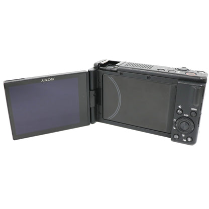 ソニー VLOGCAM ZV-1F コンパクトデジタルカメラ sony-vlogcam-zv-1f-bc  ブラック 整備済みアウトレット品 [良い(B)]