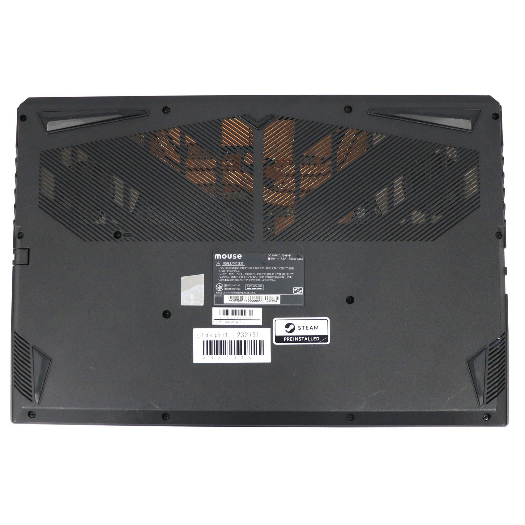 中古(B)] mouse(マウス) G-Tune P5-RT (Core™ i7-12700H /GeForce RTX