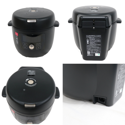 タイガー TIGER COOKPOT(クックポット) COK-B400 電気圧力鍋 cok-b400-b  マットブラック 整備済みアウトレット品 [中古(C)]