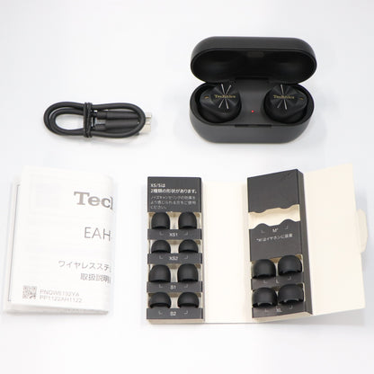 [中古(B)] パナソニック Technics EAH-AZ80 フルワイヤレスイヤホン ブラック [良い]
