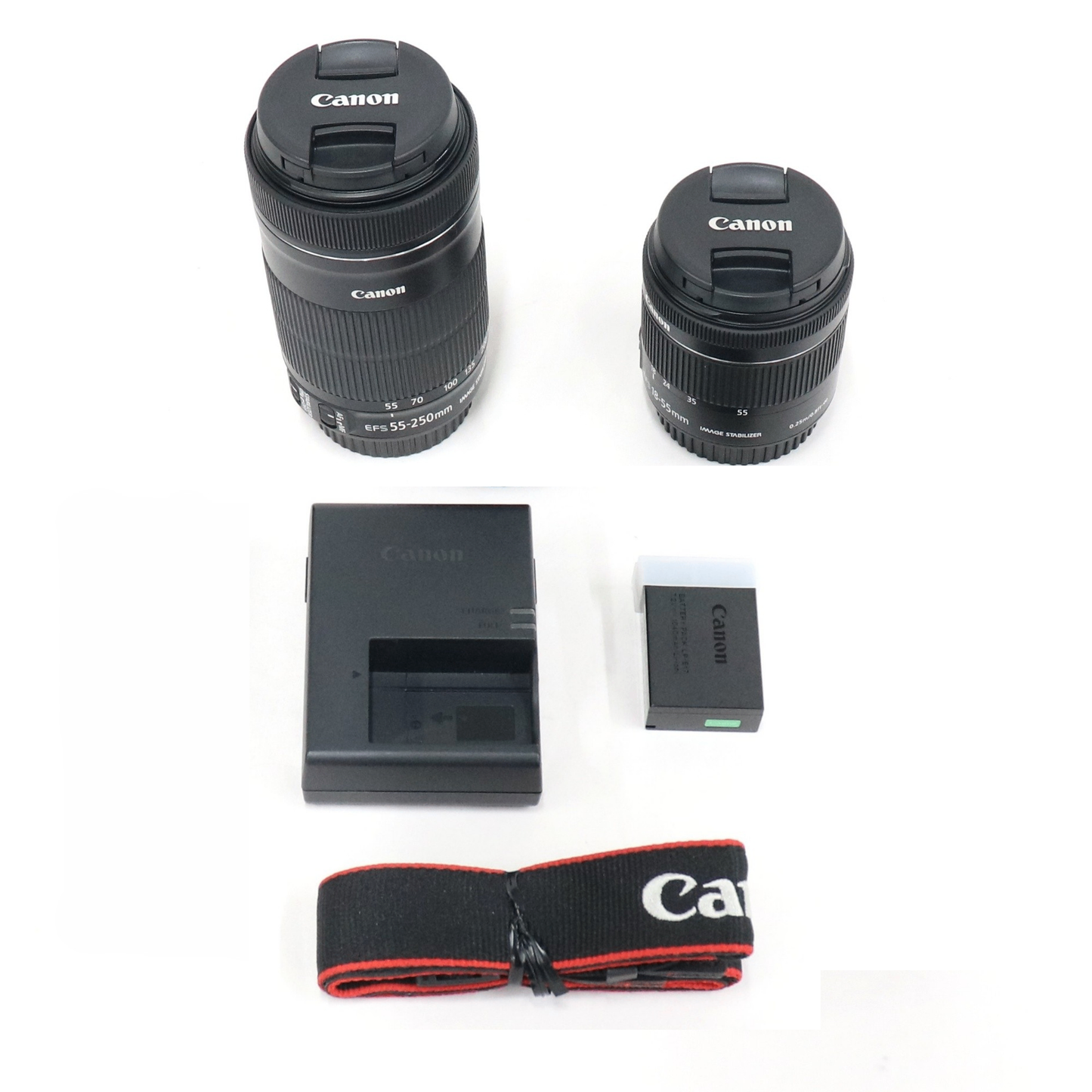 Canon 一眼レフカメラ EOS Kiss X10 ダブルズームキット ブラック eos-kiss-x10  ブラック 整備済みアウトレット品 [良い(B)]
