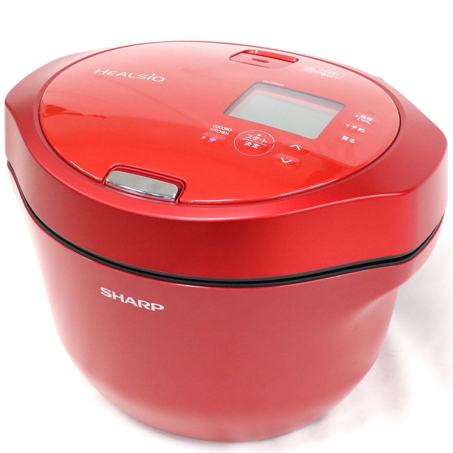 シャープ ヘルシオ ホットクック KN-HW24G 2〜6人用 2.4L容量　kn-hw24g-r  レッド 整備済みアウトレット品 [中古(C)]