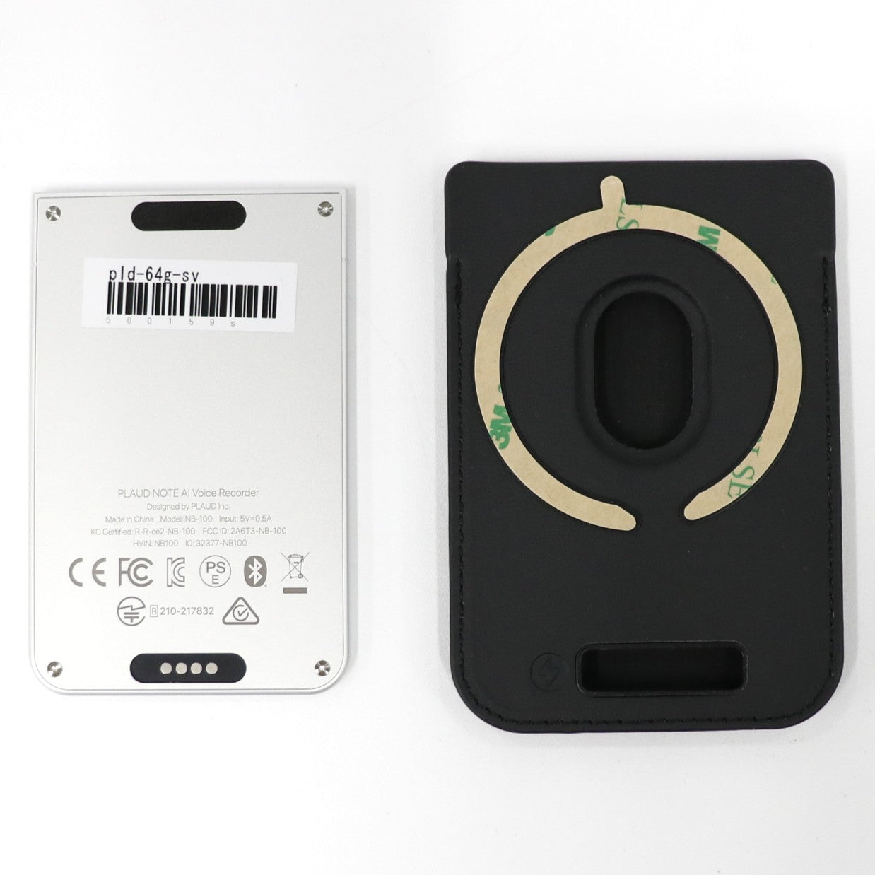 [中古(A)] PLAUD NOTE AIボイスレコーダー pld-64g-sv シルバー[非常に良い]