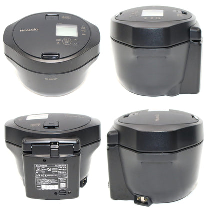[中古(C)] シャープ ヘルシオ ホットクック KN-HW16H 2〜4人用 1.6L容量　kn-hw16h-b プレミアムブラックkn-hw16h-b　[可]