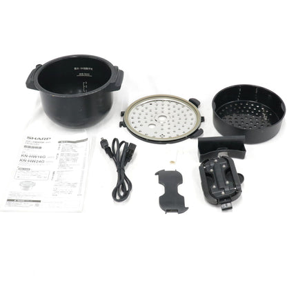 [中古(C)] シャープ ヘルシオ ホットクック KN-HW16G-W 2〜4人用 1.6L容量 kn-hw16g-w ホワイト [可]