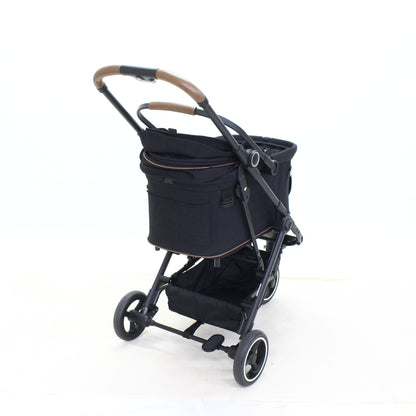 コンビ ペット用カート ルルテイル キャリー 4972990195164  マウナロアブラック 整備済みアウトレット品 [中古(C)]