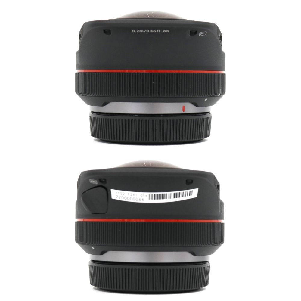 CANON RF5.2mm F2.8 L DUAL FISHEYE 単焦点レンズ rf52-f28l-dfe   整備済みアウトレット品 [中古(A)]