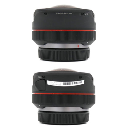 CANON RF5.2mm F2.8 L DUAL FISHEYE 単焦点レンズ rf52-f28l-dfe   整備済みアウトレット品 [中古(A)]
