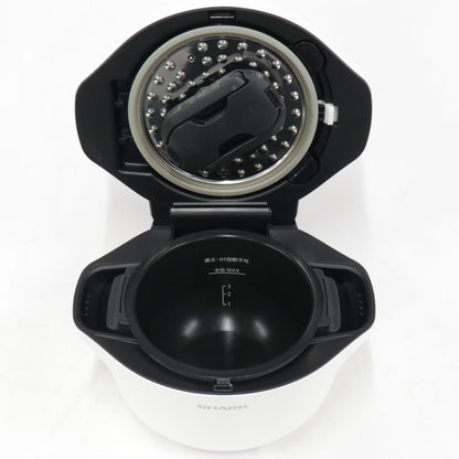 [中古(C)] シャープ ヘルシオ ホットクック KN-HW16G-W 2〜4人用 1.6L容量 kn-hw16g-w ホワイトkn-hw16g-w　[可]