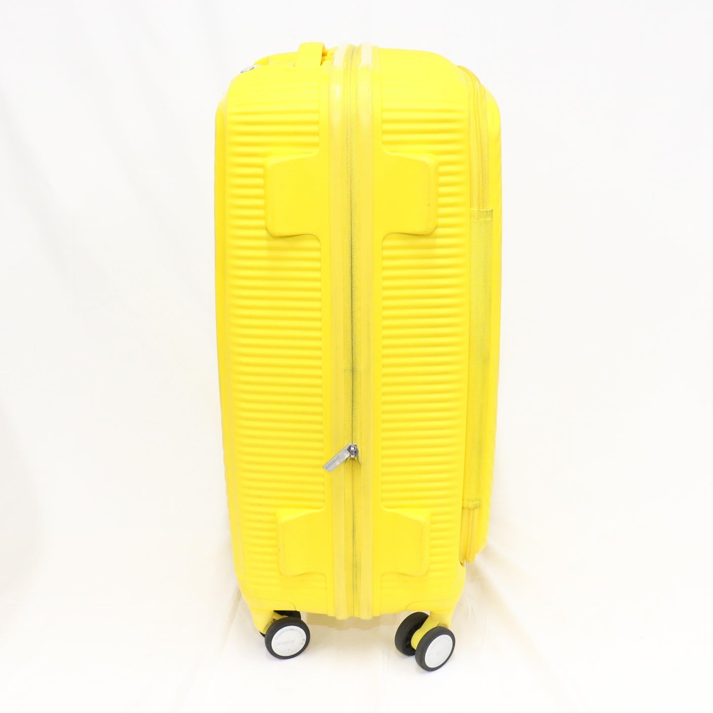 [5-8泊向けサイズ]AMERICAN TOURISTER CURIO スピナー68 エキスパンダブル 75L/拡張時91L ハードスーツケース americantourister-curio68-yl  イエロー 整備済みアウトレット品 [中古(C)]