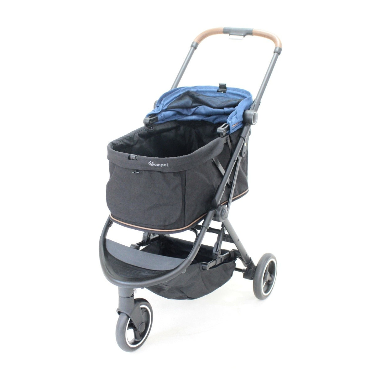 コンビ ペット用カート ルルテイル combi-lulutail2024-rto-nb  ディープオーシャン×ブラック 整備済みアウトレット品 [良い(B)]