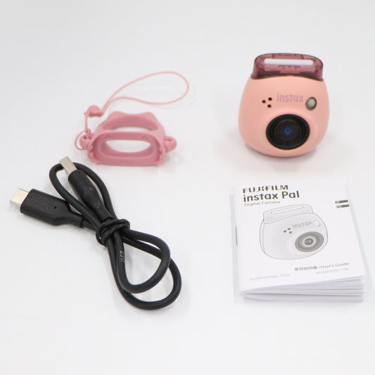 [中古(A)] 富士フイルム instax Pal インスタントカメラ チェキ パウダーピンク[非常に良い]