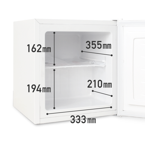 [中古(B)] [32L] レンティオ 小型冷凍庫 1ドア セカンド冷凍庫 RN-FZ32 ホワイト [良い]