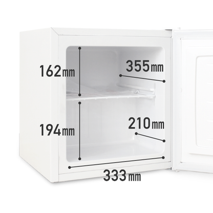 [中古(B)] [32L] レンティオ 小型冷凍庫 1ドア セカンド冷凍庫 RN-FZ32 ホワイト [良い]