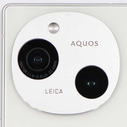 [中古(A)] シャープ AQUOS R9 SH-M28 スマートフォン SIMフリー ホワイト[非常に良い]