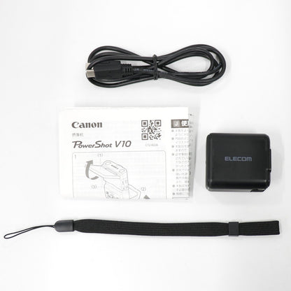 Canon PowerShot V10 コンパクトデジタルカメラ　psv10-sl  シルバー 整備済みアウトレット品 [中古(C)]