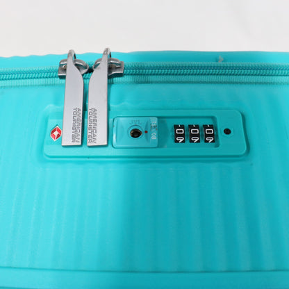 [8-10泊向けサイズ]AMERICAN TOURISTER CURIO スピナー75 エキスパンダブル 98L/拡張時114L ハードスーツケース americantourister-curio75-tq  ターコイズ 整備済みアウトレット品 [中古(C)]