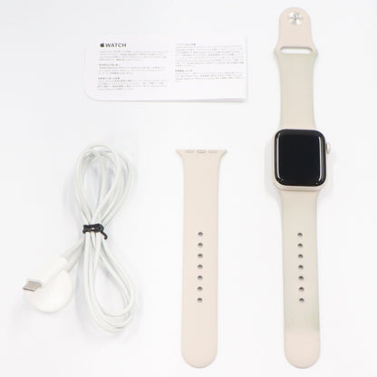 Apple Watch SE(第2世代) GPS 40mm（GPSモデル）a2722-sr  スターライト 整備済みアウトレット品 [中古(C)]