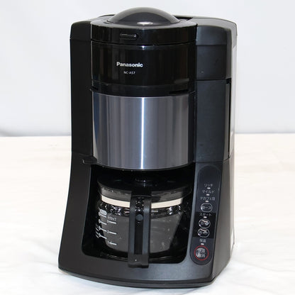 [中古(C)] パナソニック 全自動コーヒーメーカー NC-A57-K ミル付き nc-a57-k  [可]