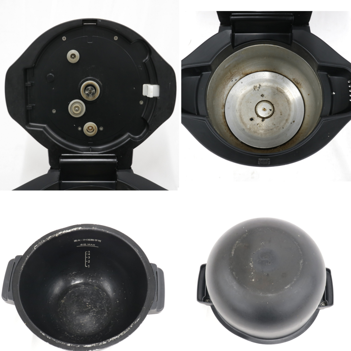 [ジャンク] シャープ ヘルシオ ホットクック KN-HW24G 2〜6人用 2.4L容量　kn-hw24g-w ホワイト[難あり(D)]