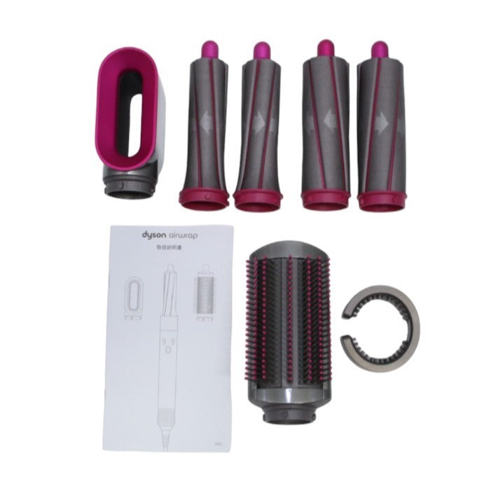 [中古(A)] Dyson Airwrap™ Volume+Shape (ダイソンエアラップ) ニッケル/フューシャ HS01VNSFN [非常に良い]