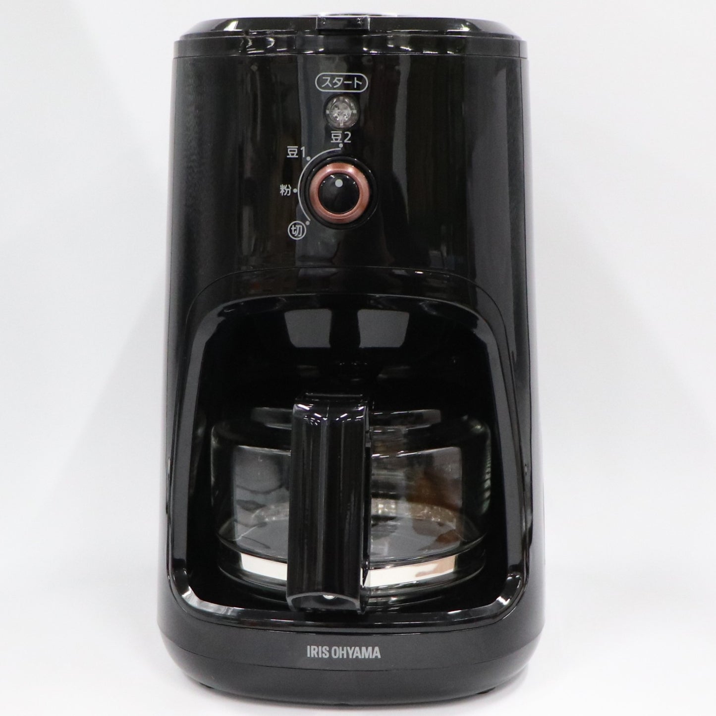 アイリスオーヤマ 全自動コーヒーメーカー WLIAC-A600  bliac-a600-bブラック 整備済みアウトレット品 [良い(B)]