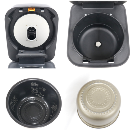 [中古(C)] [5.5合炊き] 日立 ふっくら御膳 RZ-V100GM 圧力＆スチームIHジャー炊飯器 沸騰鉄釜 rz-v100gm-k フロストブラック [可]