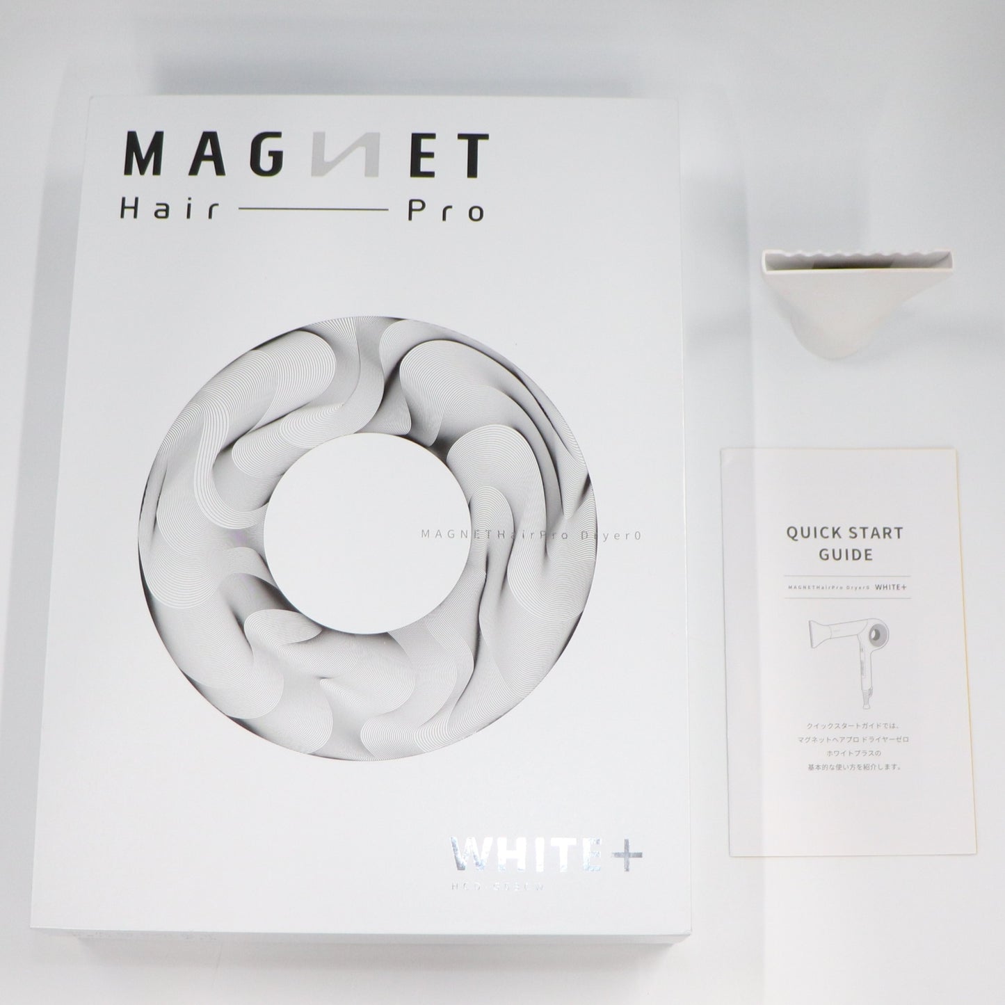 [中古(C)] ホリスティックキュア マグネットヘアプロ ドライヤーゼロプラス ホワイトhcd-g08cw　[可]