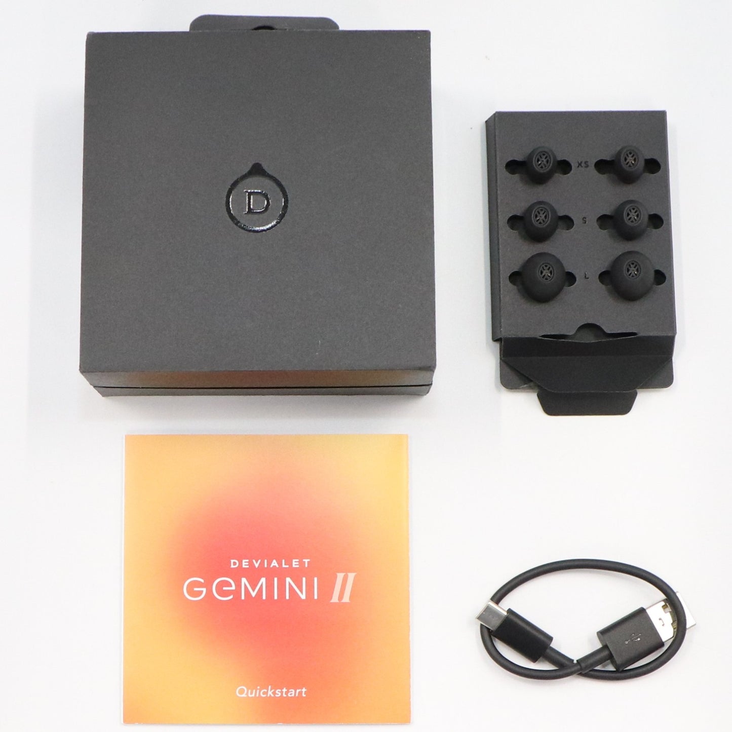 Devialet GEMINI Ⅱ フルワイヤレスイヤホン gemini2-mb  マットブラック 整備済みアウトレット品 [中古(C)]