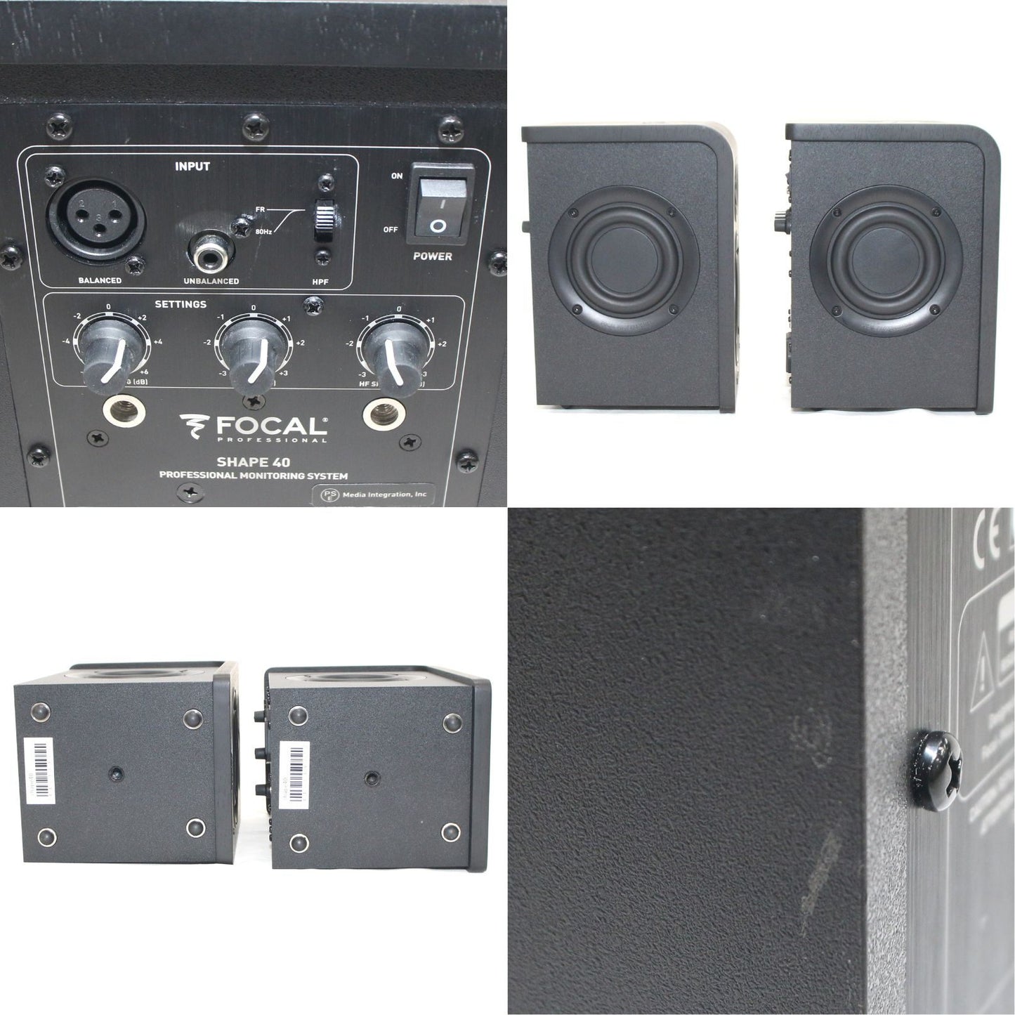 [中古(B)] FOCAL Shape 40 モニタリング・スピーカー ペア　shape40  [良い]